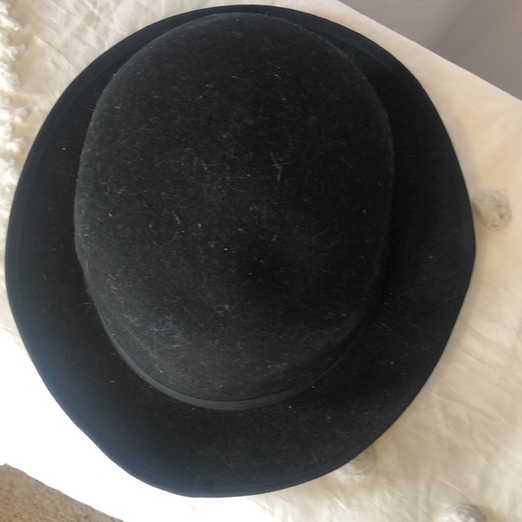 DESIGNER COLLECTION black wool Derby Men’s hat. Size 7 1/2. - Picture 11 of 12